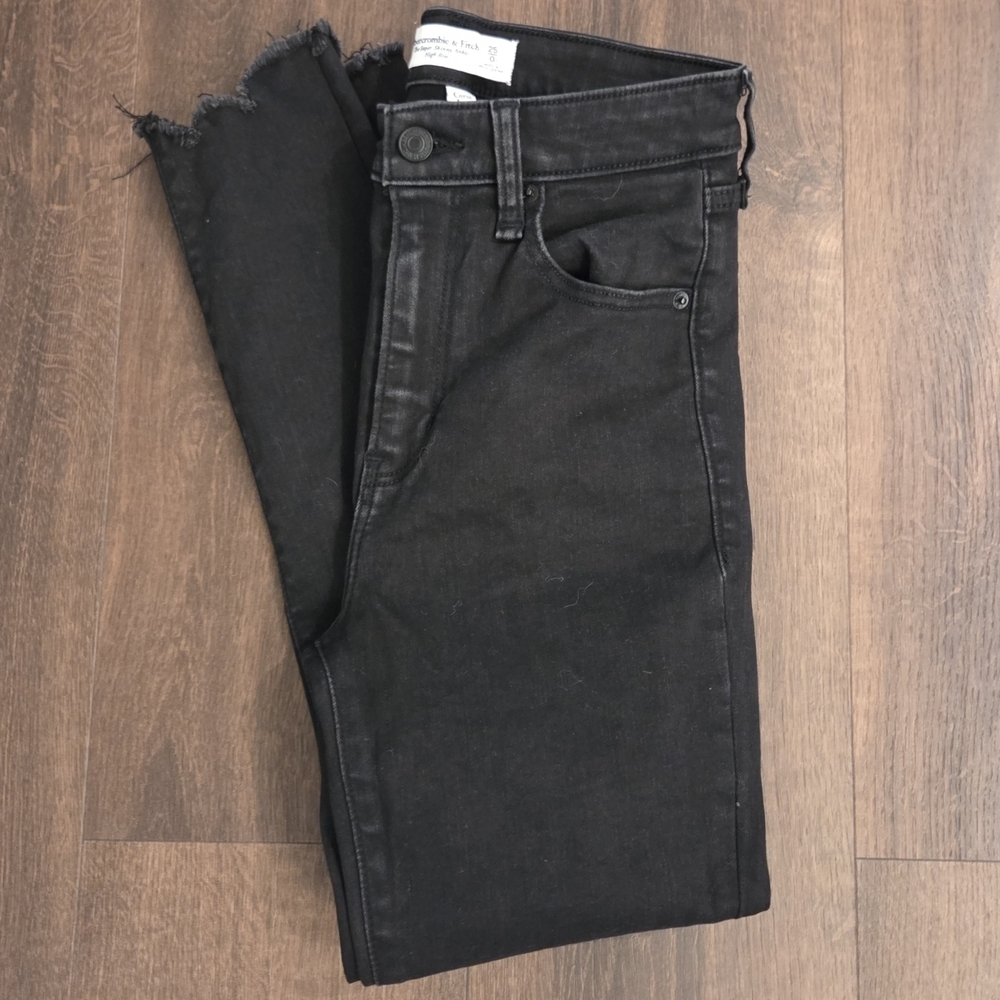 Abercrombie & Fitch Black High Rise Jeans